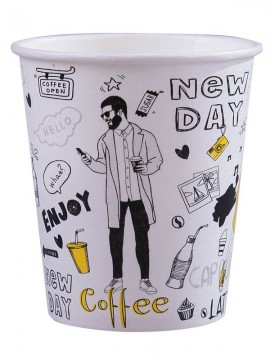 Kubek papierowy 200/250ml NEW DAY (100szt)